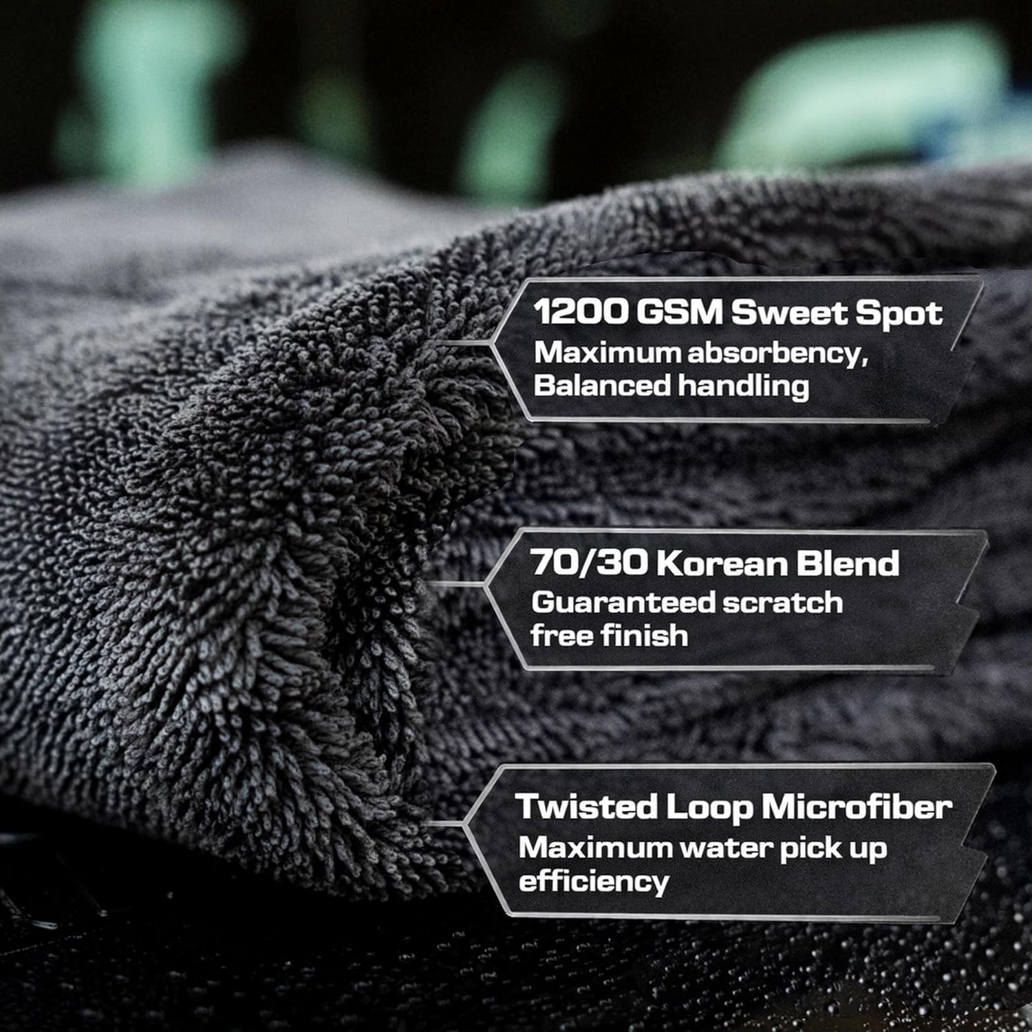 24x36 Car Drying Towel 1200 GS - Microfiber Towel Detailing 评论和价格