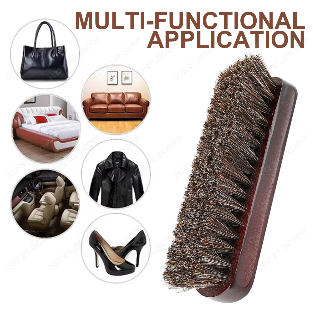 Premium Horsehair Shoe Brush F - Dirt Brush Interior 评论和价格