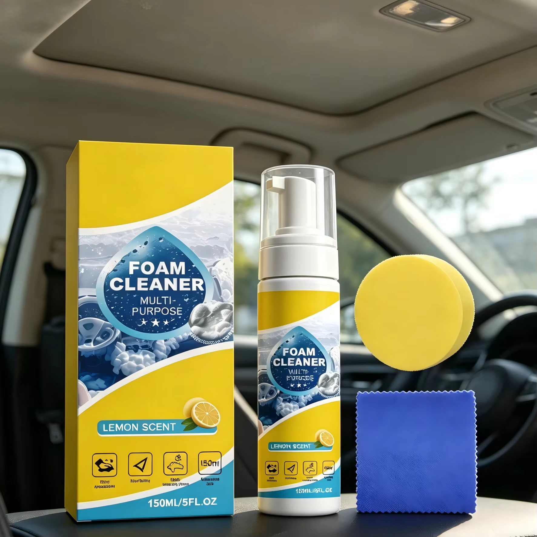 Multi-Purpose Foam Car Interio - Leather Cleaner Interior 评论和价格