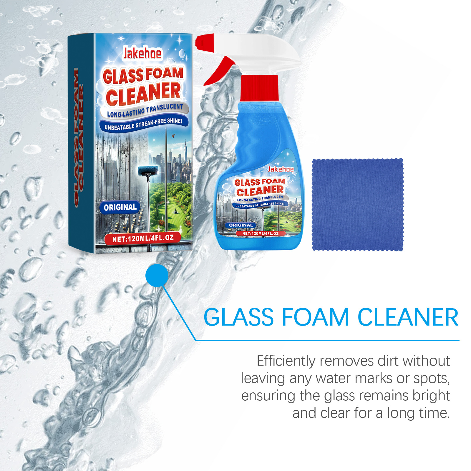 Foaming Glass Cleaner Spray St - Glass Cleaner Streak 评论和价格