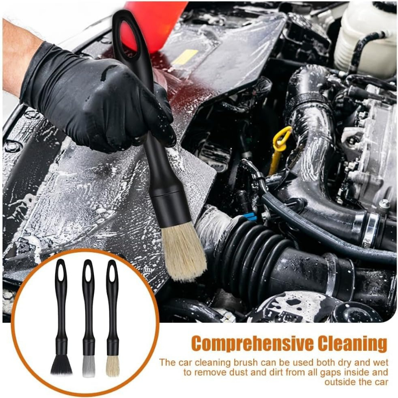 5pcs Automotive Detail Brush K - Interior Detailing Kit 评论和价格