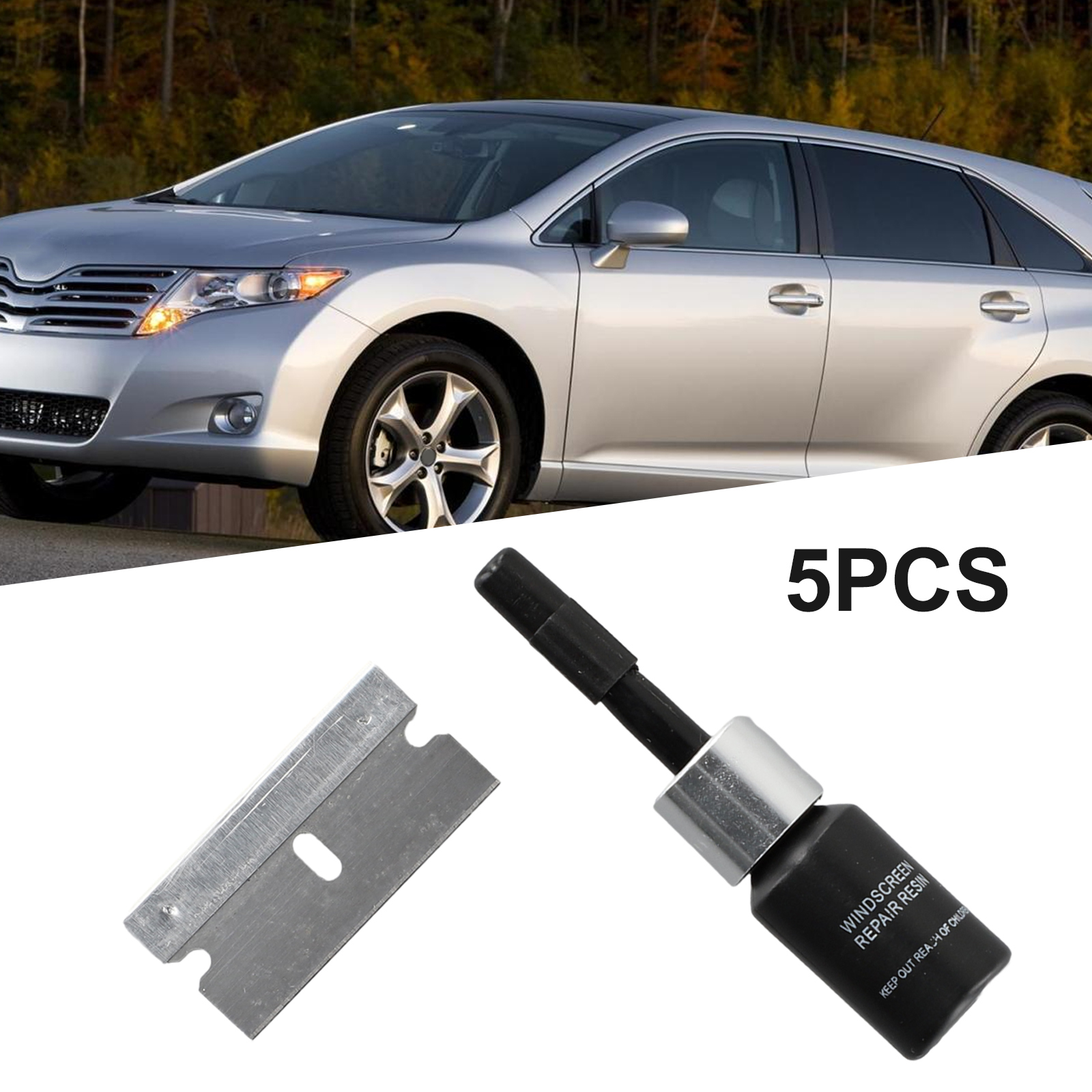 5PCS Automotive Windshield Gla - Glass Cleaner Streak 评论和价格