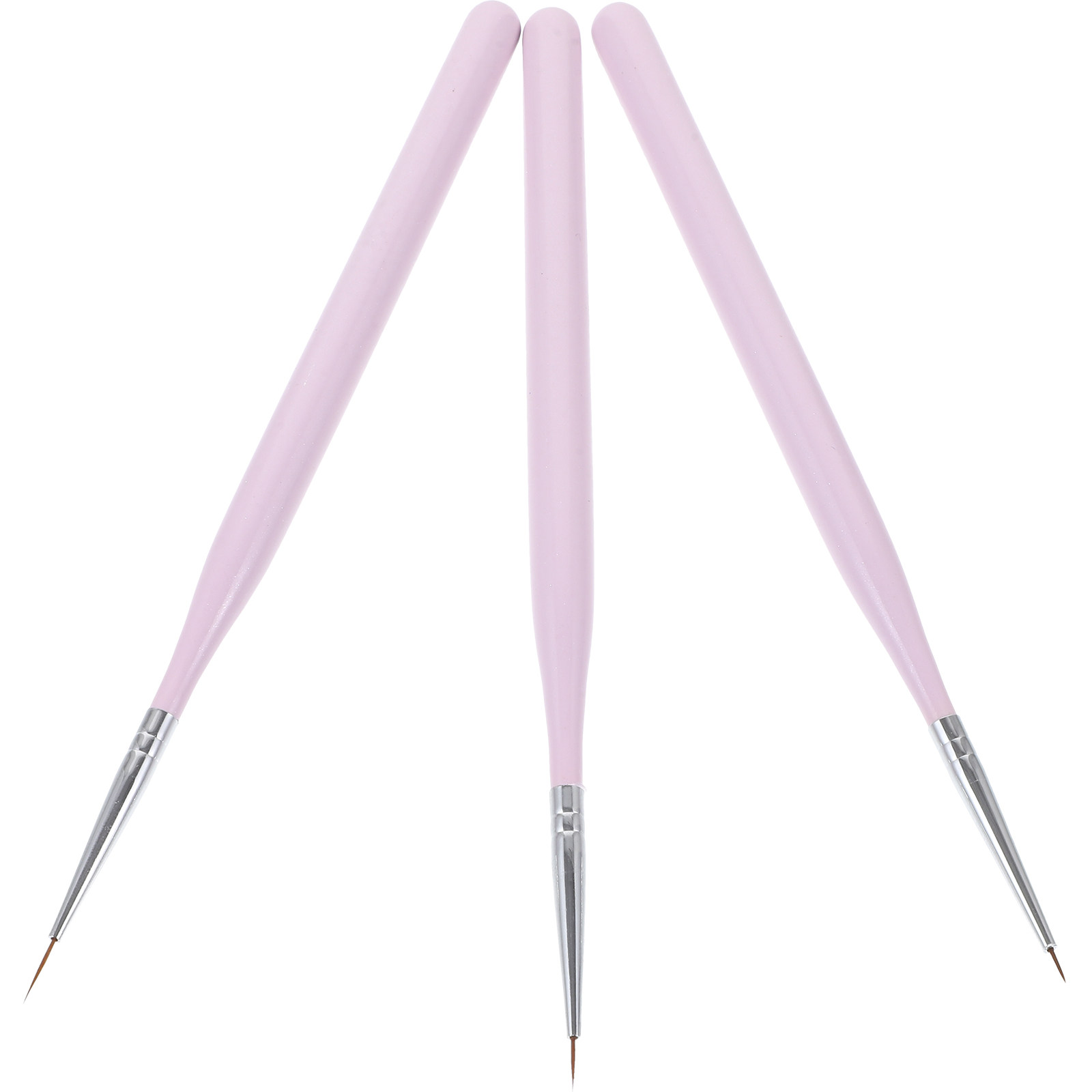 3Pcs Nail Art Pens Fine Tip Li - Detailing Brush Set 评论和价格