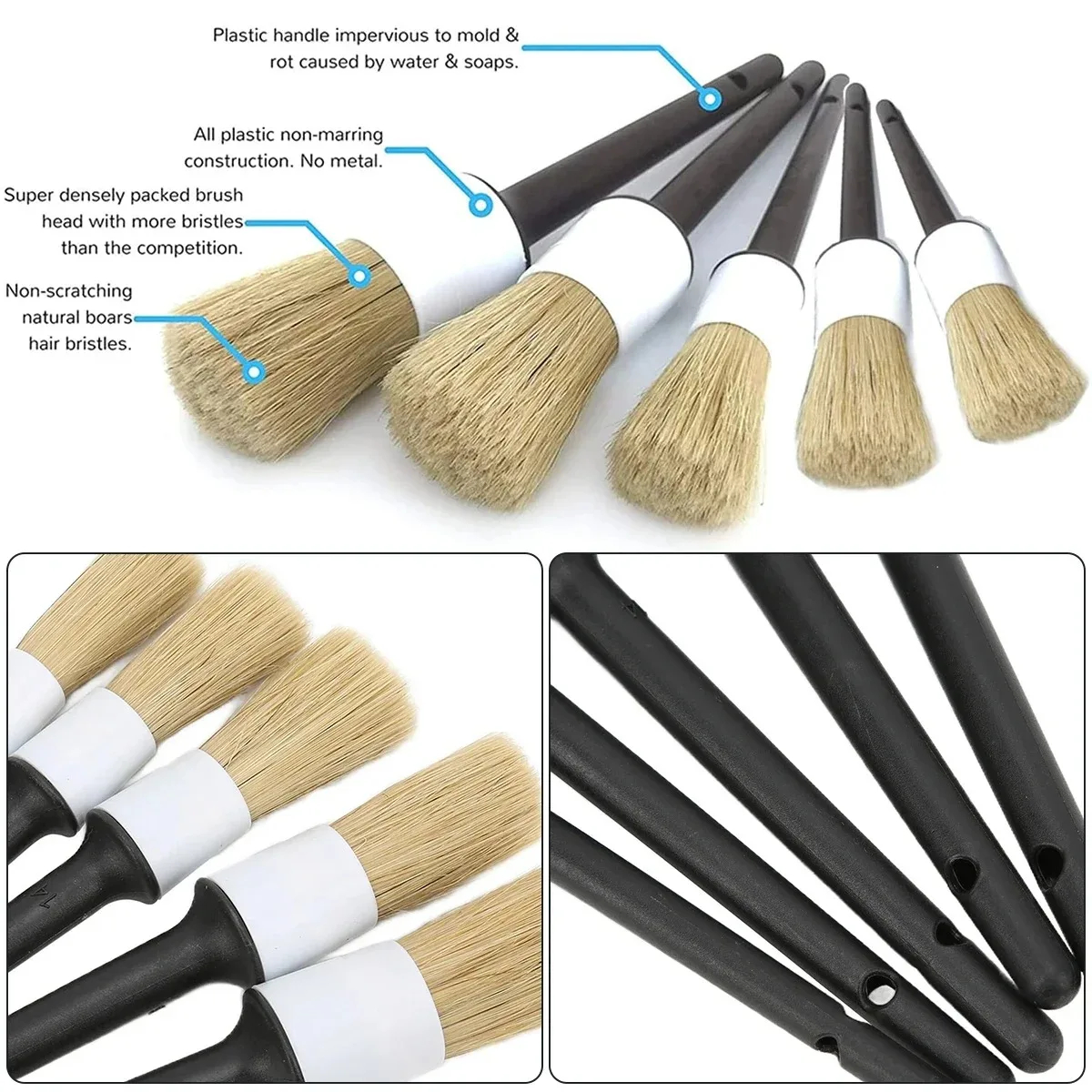 5PCS Cleaning Tools  Auto Car  - Dirt Brush Interior 评论和价格