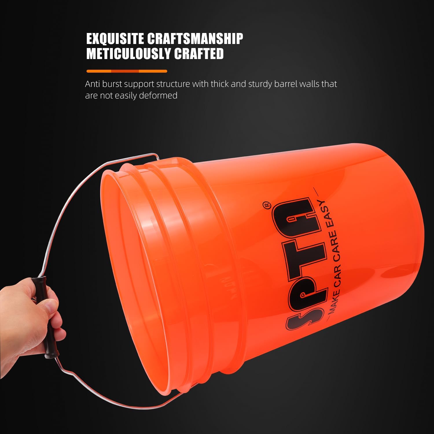 SPTA 33Pcs Car Wash 20L Bucket - Interior Detailing Kit 评论和价格