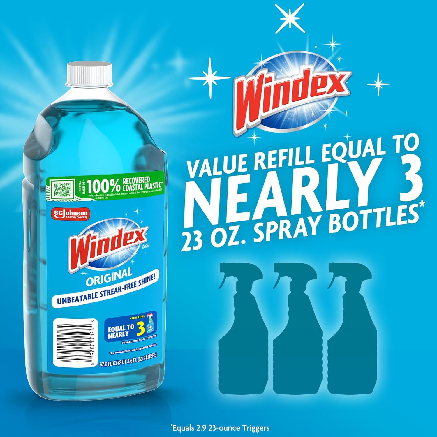 Glass and Window Cleaner Refil - Glass Cleaner Streak 评论和价格