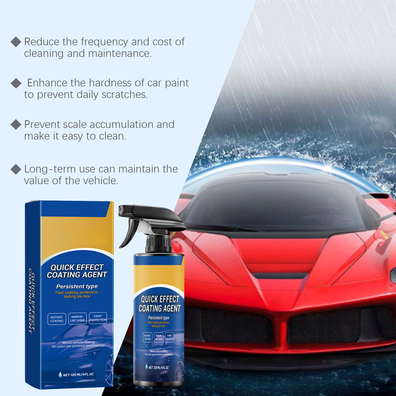Car Quick Coating Agent Spray  - Car Wax Ceramic Coating 评论和价格