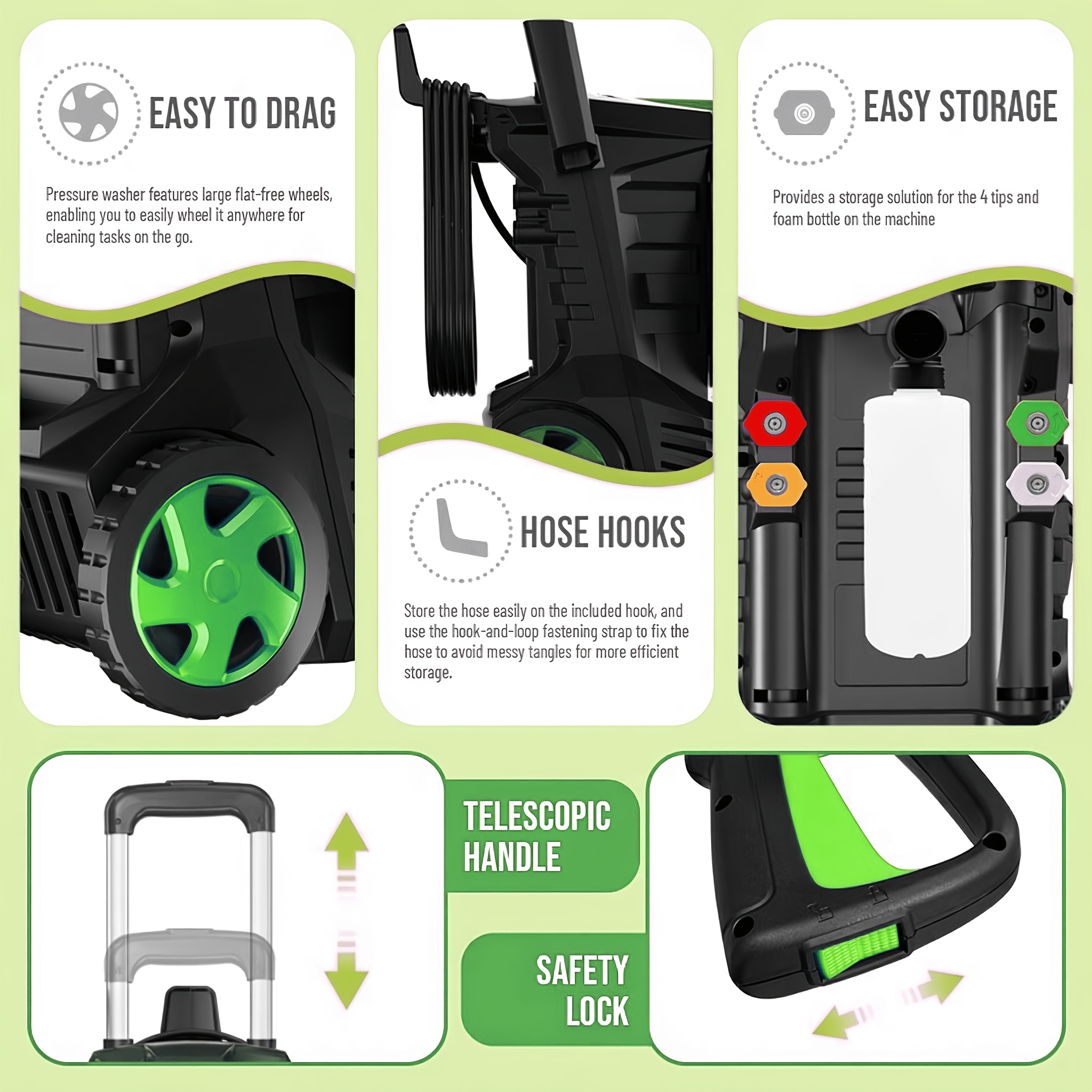 Electric Pressure Washer Power - Foam Cannon Car Wash 评论和价格