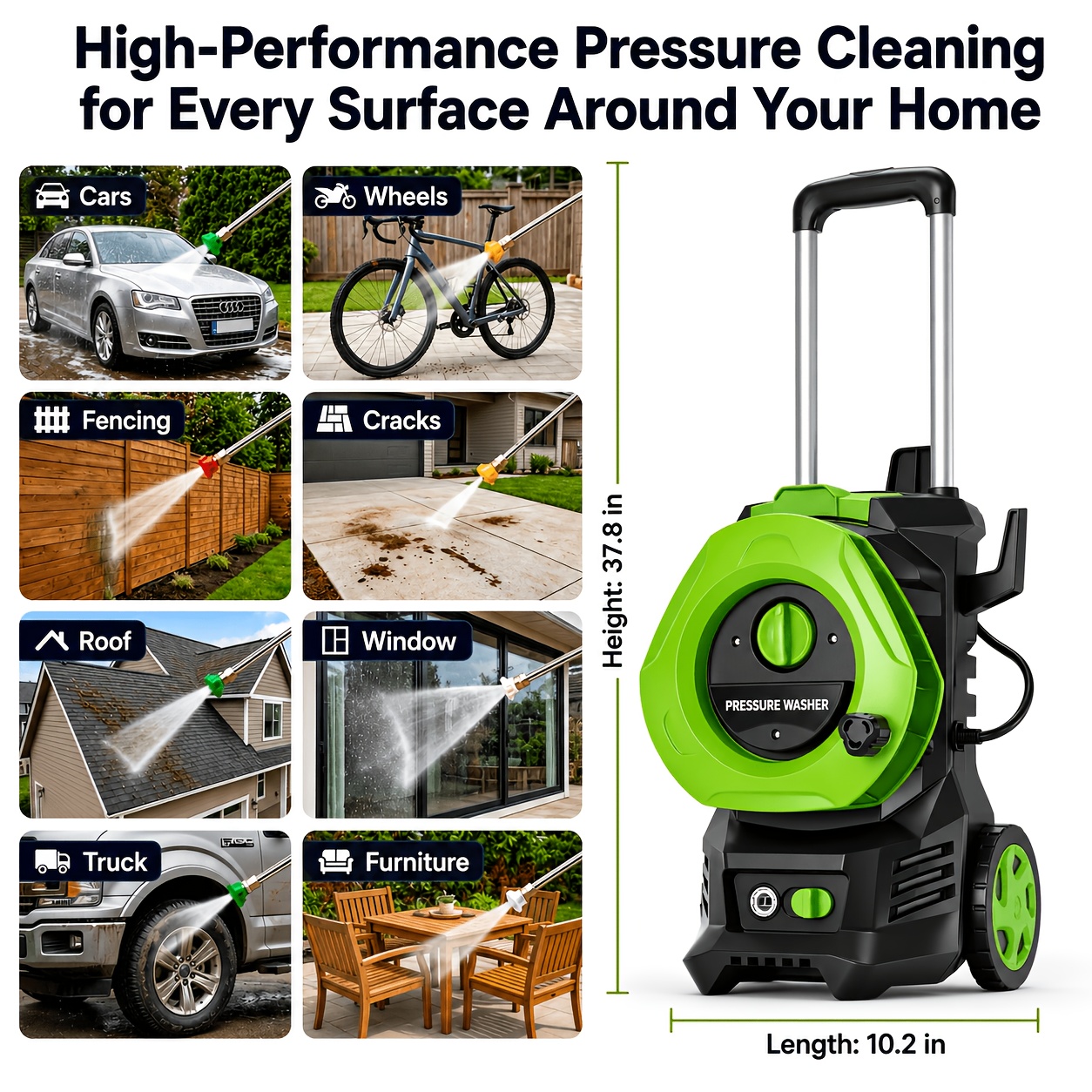 Electric Pressure Washer Power - Foam Cannon Car Wash 评论和价格