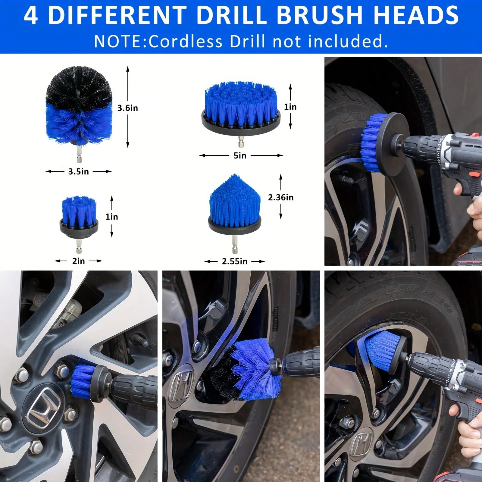 Car Detailing Brush Set, Car D - Interior Detailing Kit 评论和价格