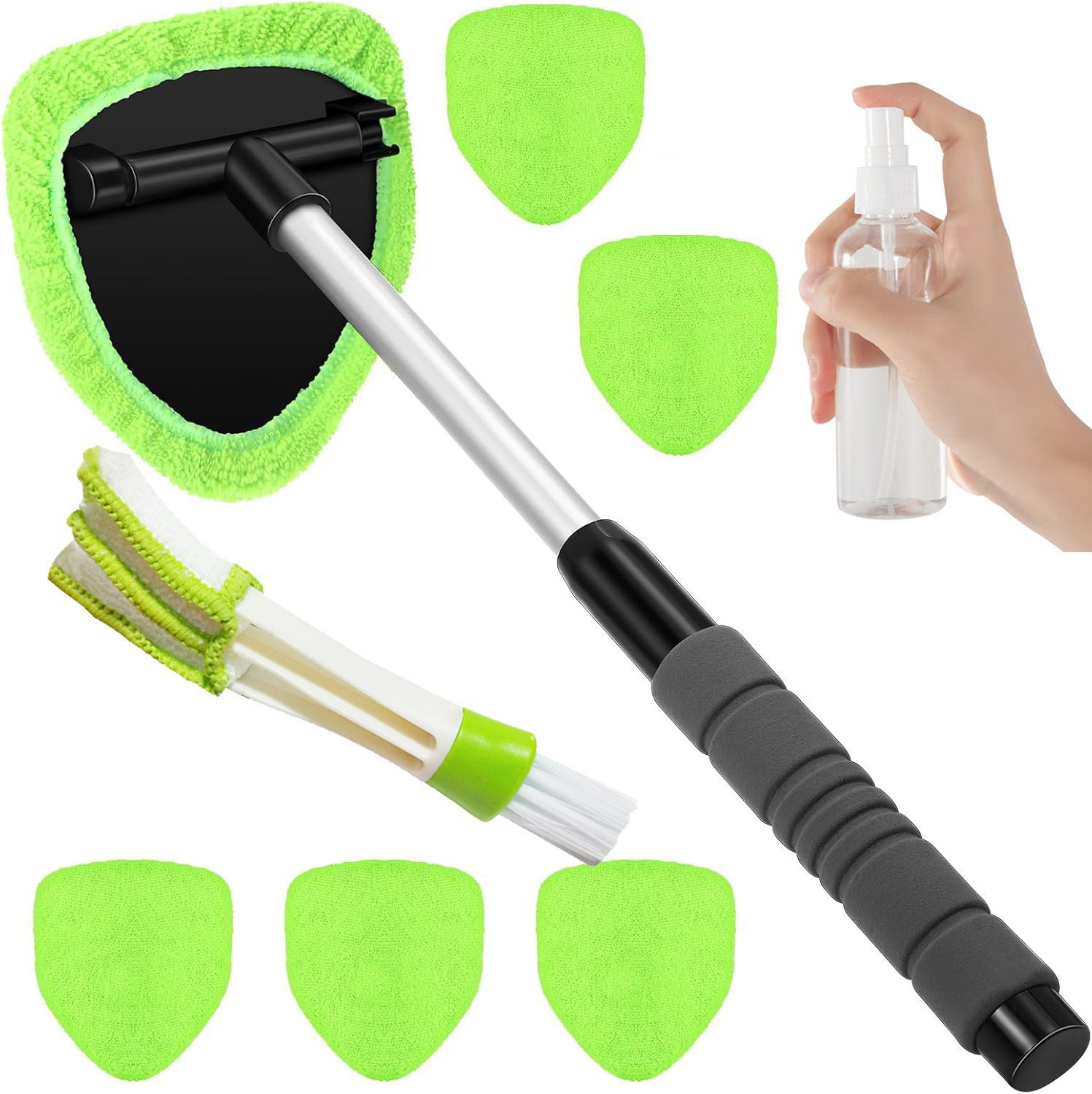 Windshield Cleaning Tool, Exte - Interior Detailing Kit 评论和价格