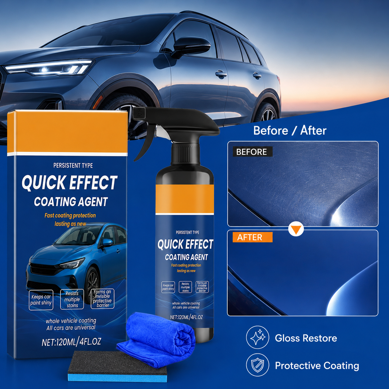 Car Coating Spray Quick Effect - Car Wax Ceramic Coating 评论和价格