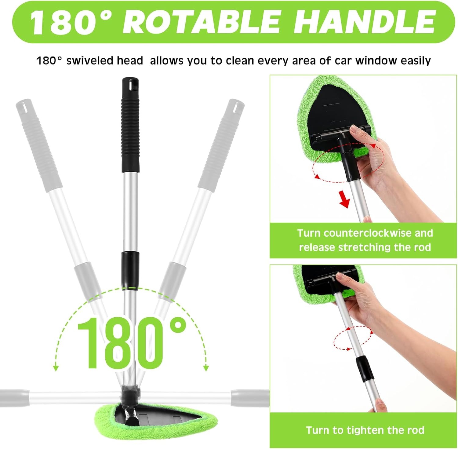 Windshield Cleaning Tool, Exte - Interior Detailing Kit 评论和价格