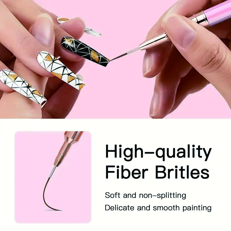 5-Piece Nail Art Pen Set, Ultr - Detailing Brush Set 评论和价格