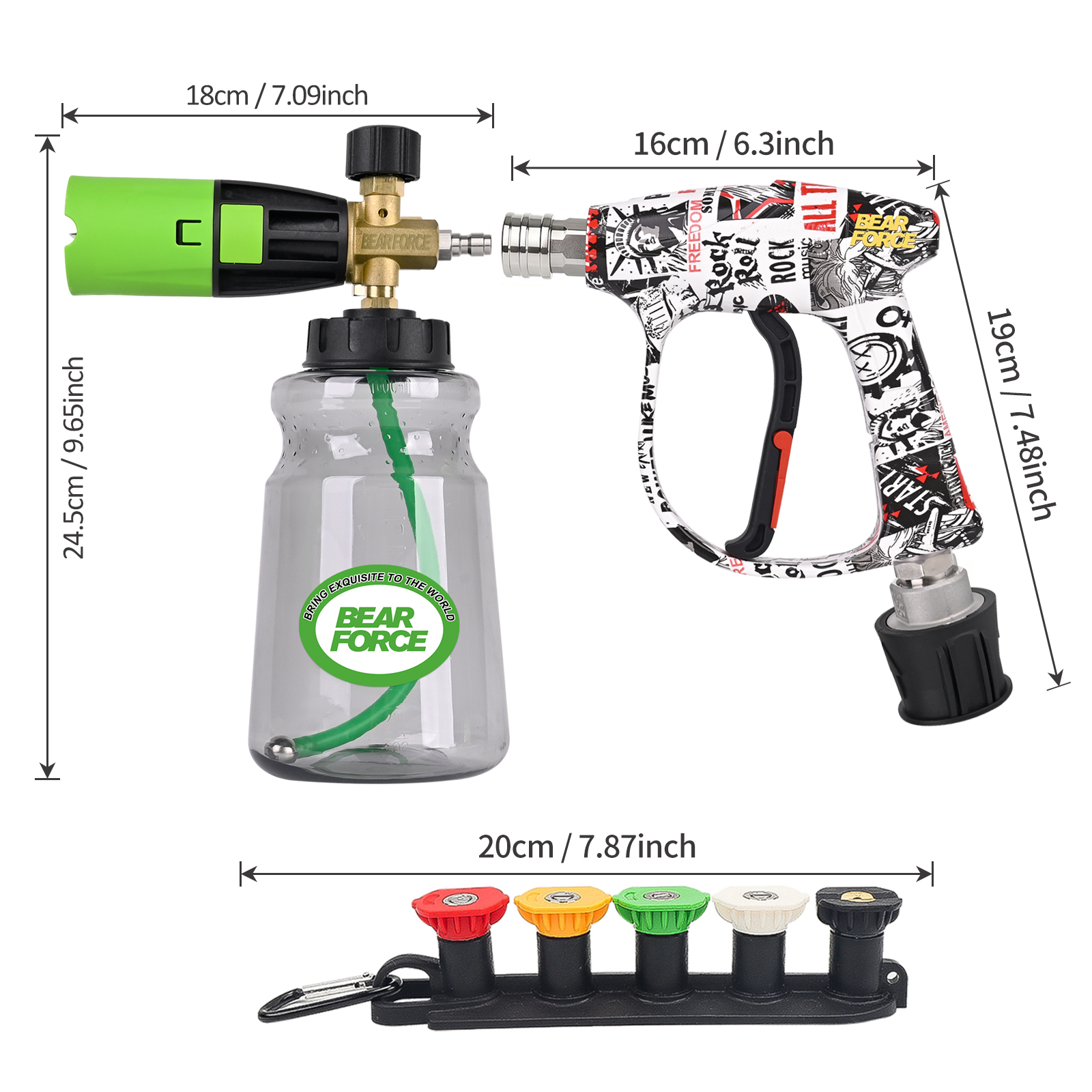 BEAR FORCE Pressure Washer Foa - Pressure Washer Foam Gun 评论和价格