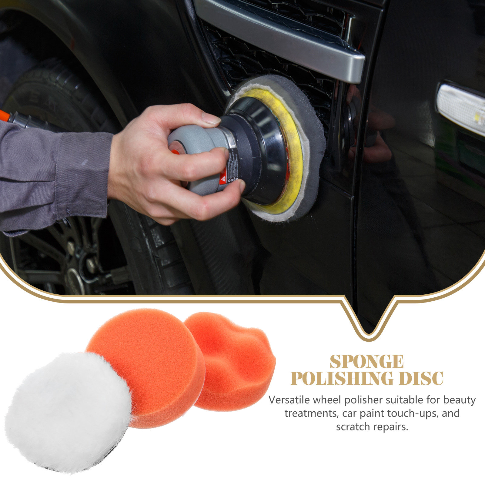 3Pcs Wheel Polishing Pad Set B - Polish Pad Set Buffer 评论和价格